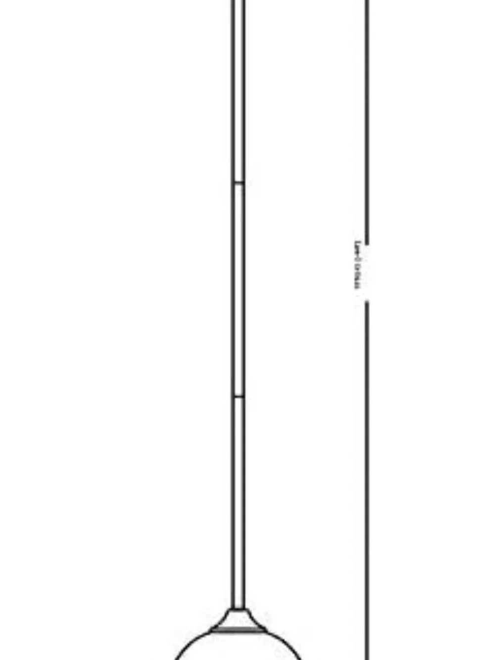 Frosted Glass Bell Pendant Light in Brushed Metal